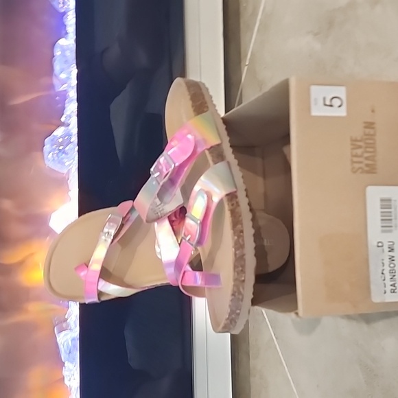 Steve Madden Pink Sandals - Picture 1 of 3